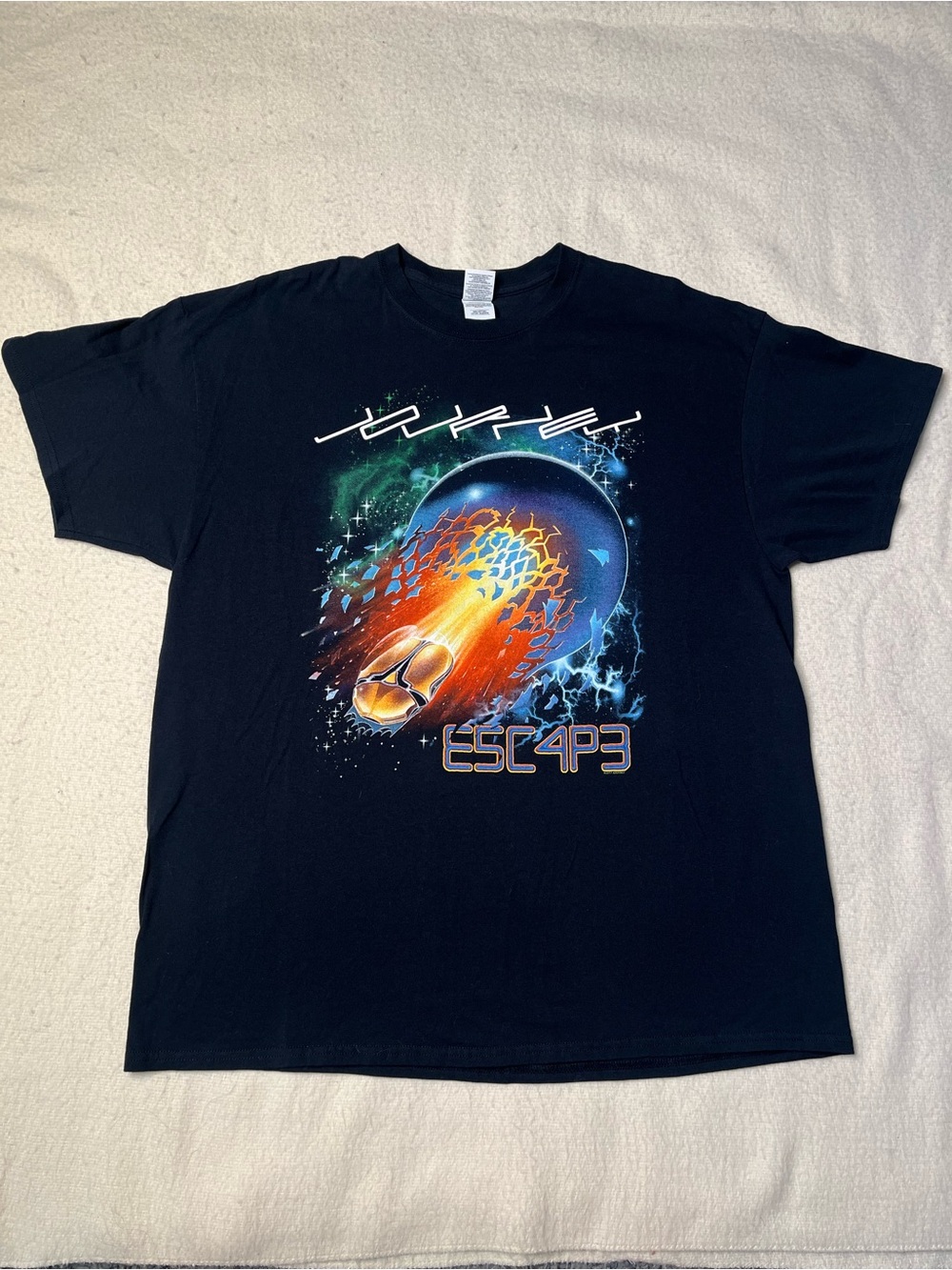 Journey Don't Stop Believin' 2017 ESC4P3 Tour Concert T Shirt Mens XL Vintage
